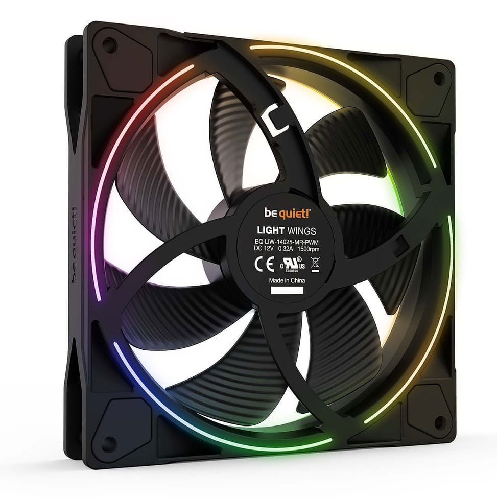 be quiet! Light Wings 140 mm PWM ARGB Triple Pack — image 4