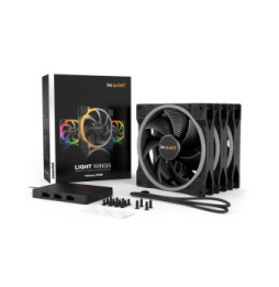 be quiet! Light Wings 140 mm PWM ARGB Triple Pack