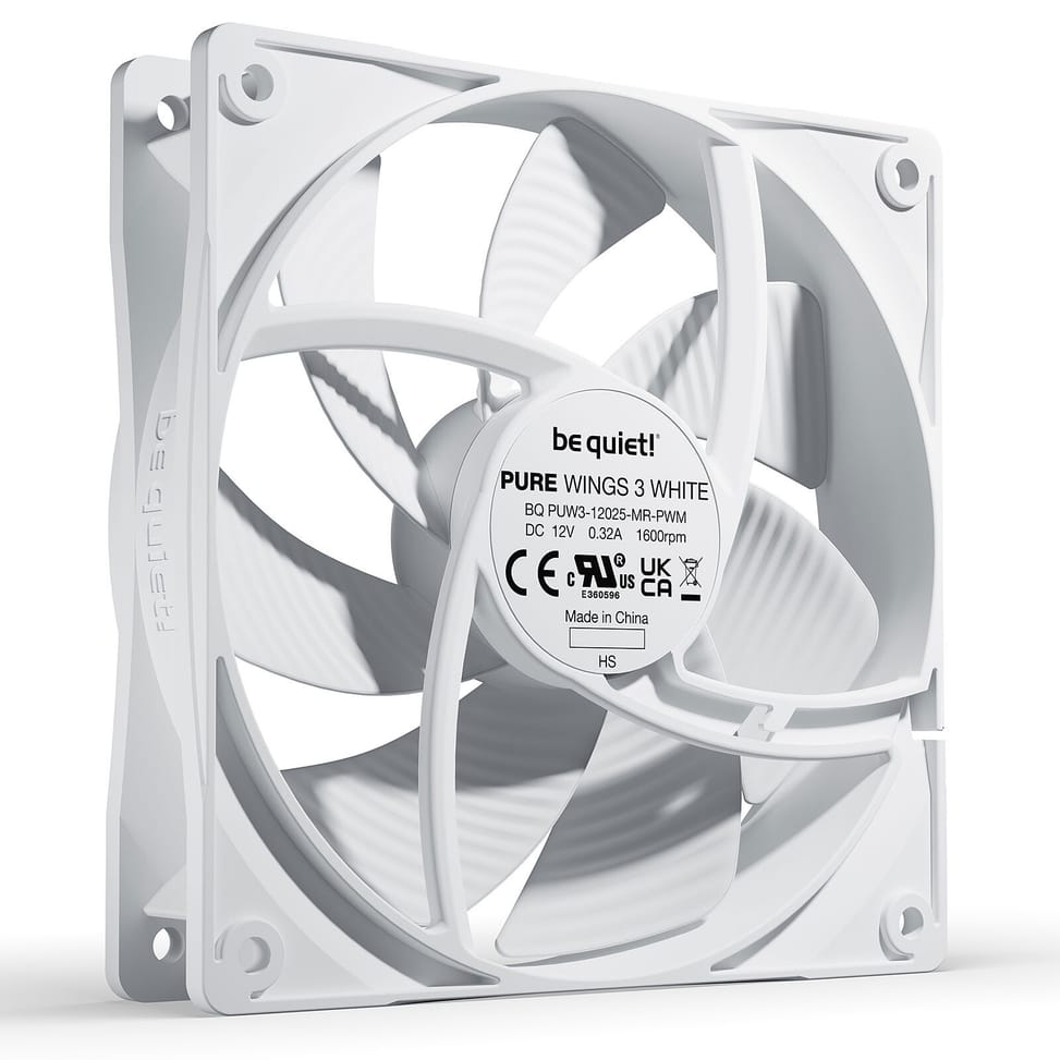 be quiet! Pure Wings 3 120mm PWM (Blanc) — image 2