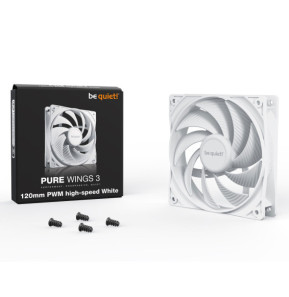 be quiet! Pure Wings 3 120mm PWM high-speed (Blanc)