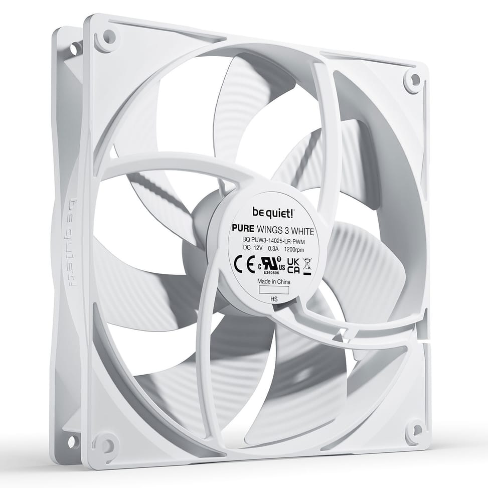 be quiet! Pure Wings 3 140mm PWM (Blanc) — image 2