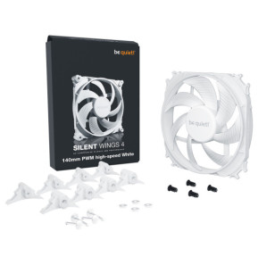 be quiet! Silent Wings 4 140mm PWM Highspeed - Blanc