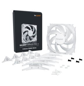 be quiet! Silent Wings Pro 4 140 mm PWM - Blanc