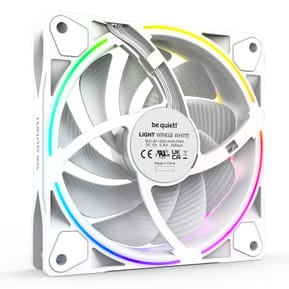 be quiet! Light Wings 120 mm PWM High Speed ARGB Triple Pack (blanc) — image 3