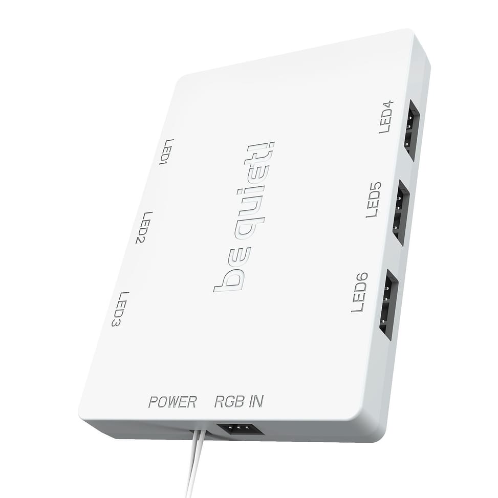 be quiet! Light Wings 120 mm PWM High Speed ARGB Triple Pack (blanc) — image 4