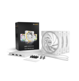 be quiet! Light Wings 120 mm PWM High Speed ARGB Triple Pack (blanc)