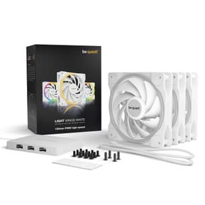 be quiet! Light Wings 120 mm PWM High Speed ARGB Triple Pack (blanc) — image 5