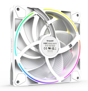 be quiet! Light Wings 140 mm PWM High Speed ARGB Triple Pack (blanc)