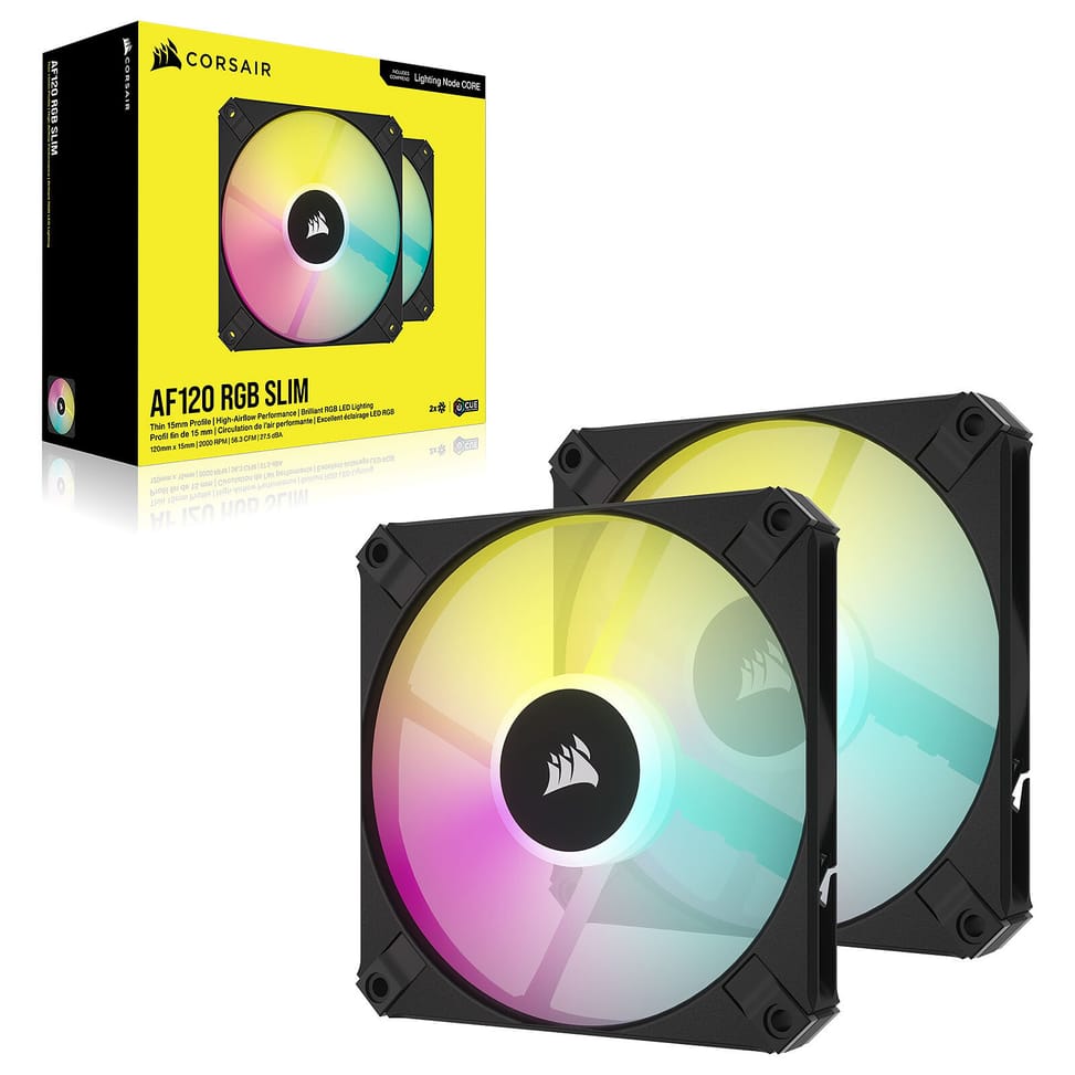 Corsair AF120 RGB SLIM Dual Pack Noir — image 5