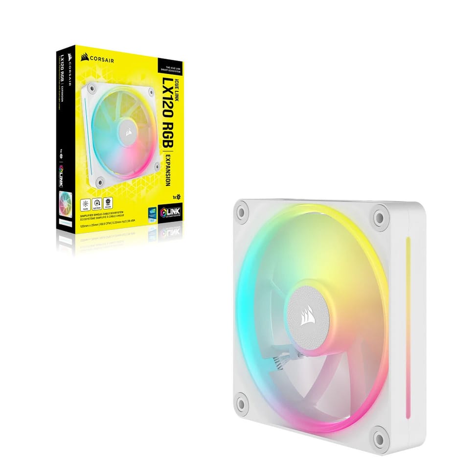 Corsair iCUE LINK LX120 RGB (Blanc) — image 5