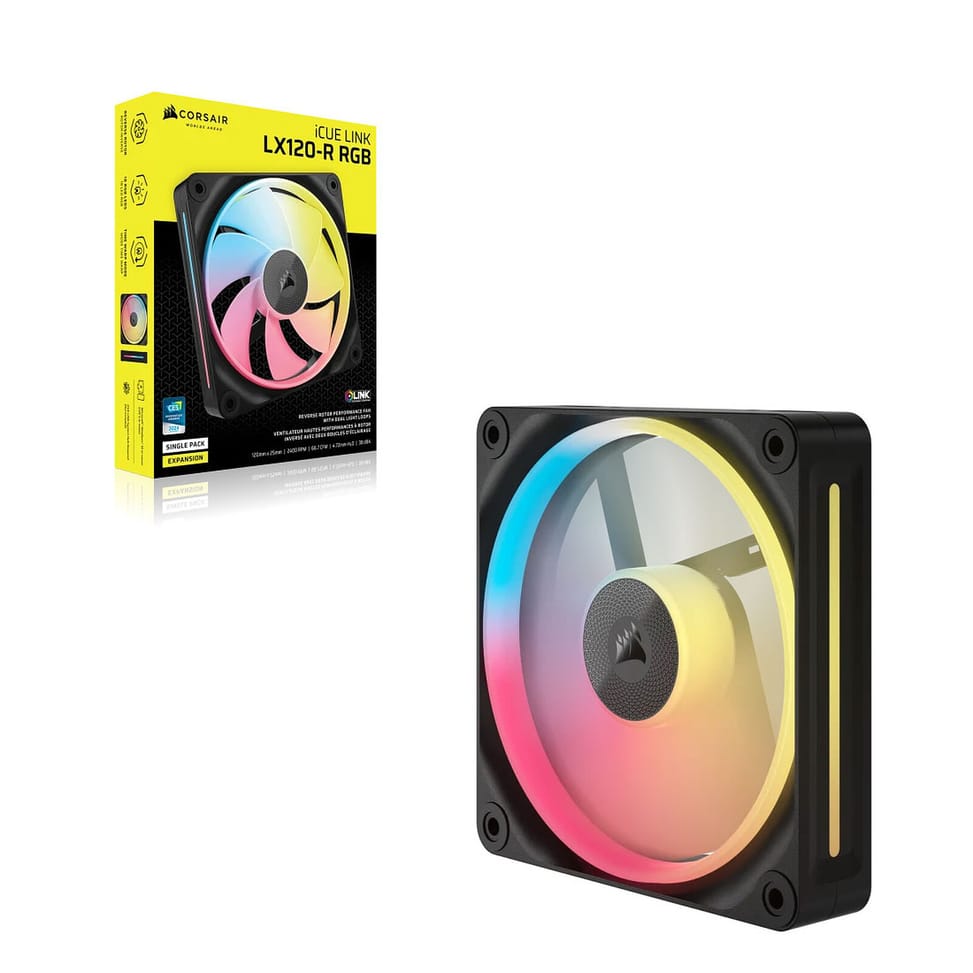 Corsair iCUE LINK LX120-R RGB (Noir) — image 3