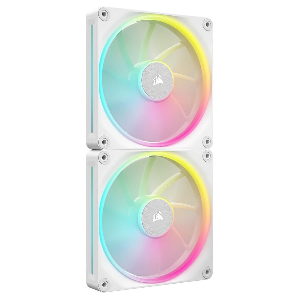 Corsair iCUE LINK LX140 RGB Dual Pack (Blanc) — image 1