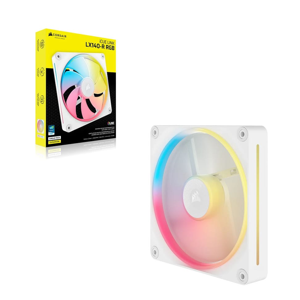 Corsair iCUE LINK LX140-R RGB (Blanc) — image 3