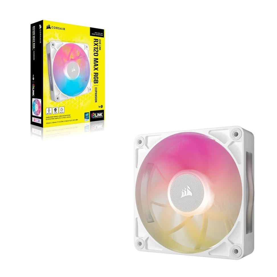 Corsair iCUE LINK RX120 MAX RGB (Blanc) — image 5