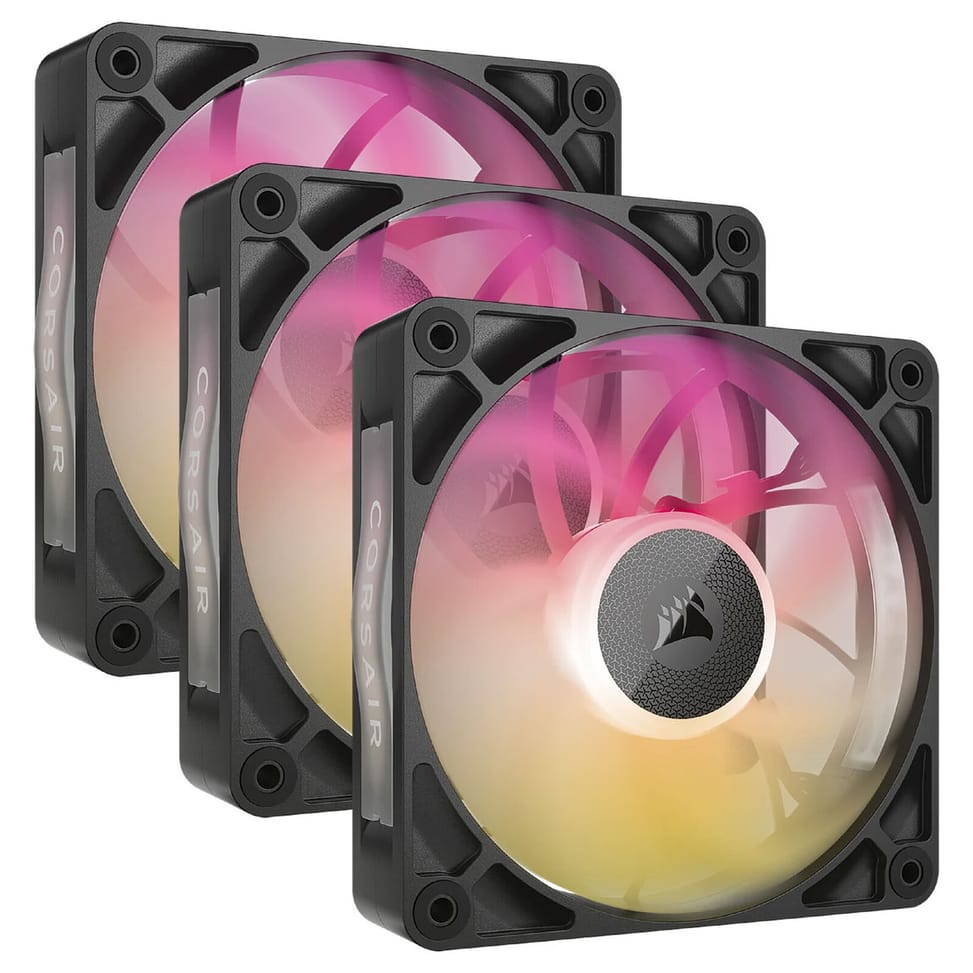 Corsair iCUE LINK RX120 MAX RGB Triple Pack (Noir) — image 1