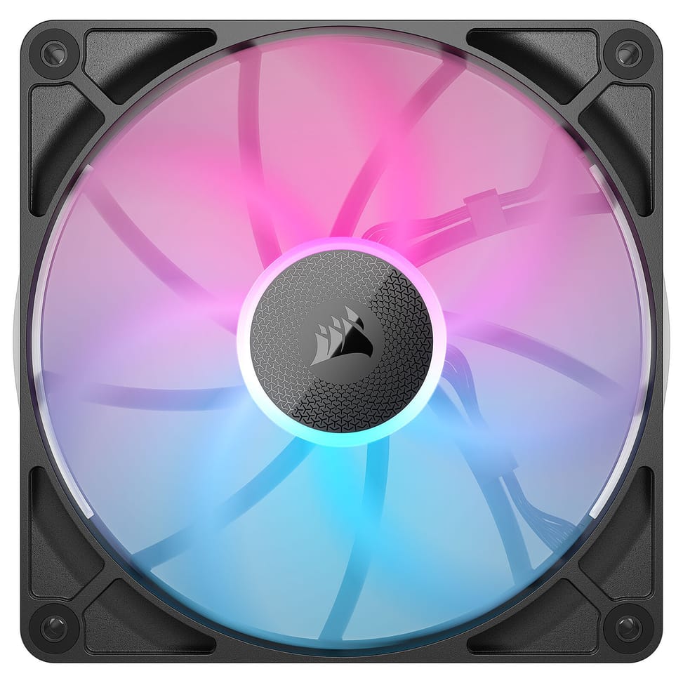 Corsair iCUE LINK RX140 RGB Kit de démarrage (Noir) — image 2