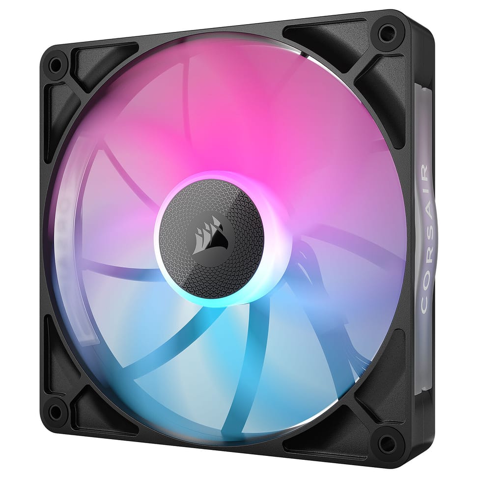 Corsair iCUE LINK RX140 RGB Kit de démarrage (Noir) — image 3