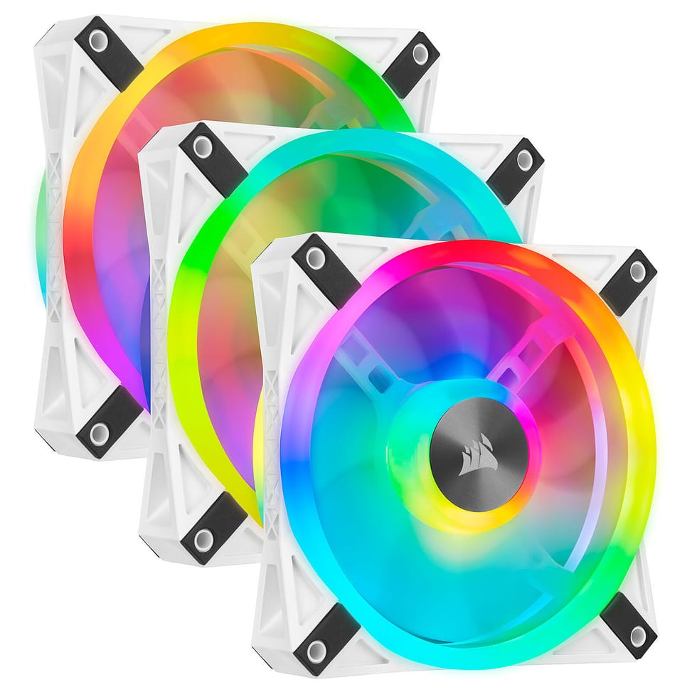 Corsair QL Series QL120 RGB (Par 3) blanc — image 1