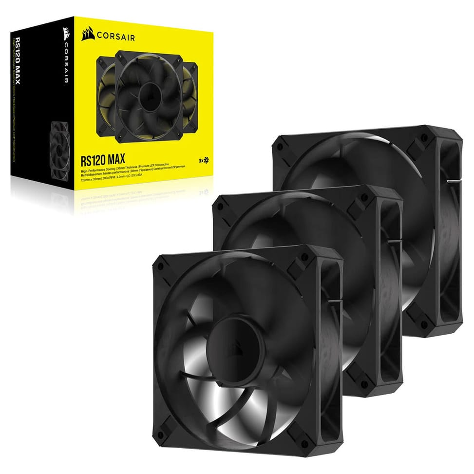 Corsair RS120 MAX Triple Pack Noir — image 5
