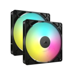 Corsair RS140 ARGB Dual Pack Noir