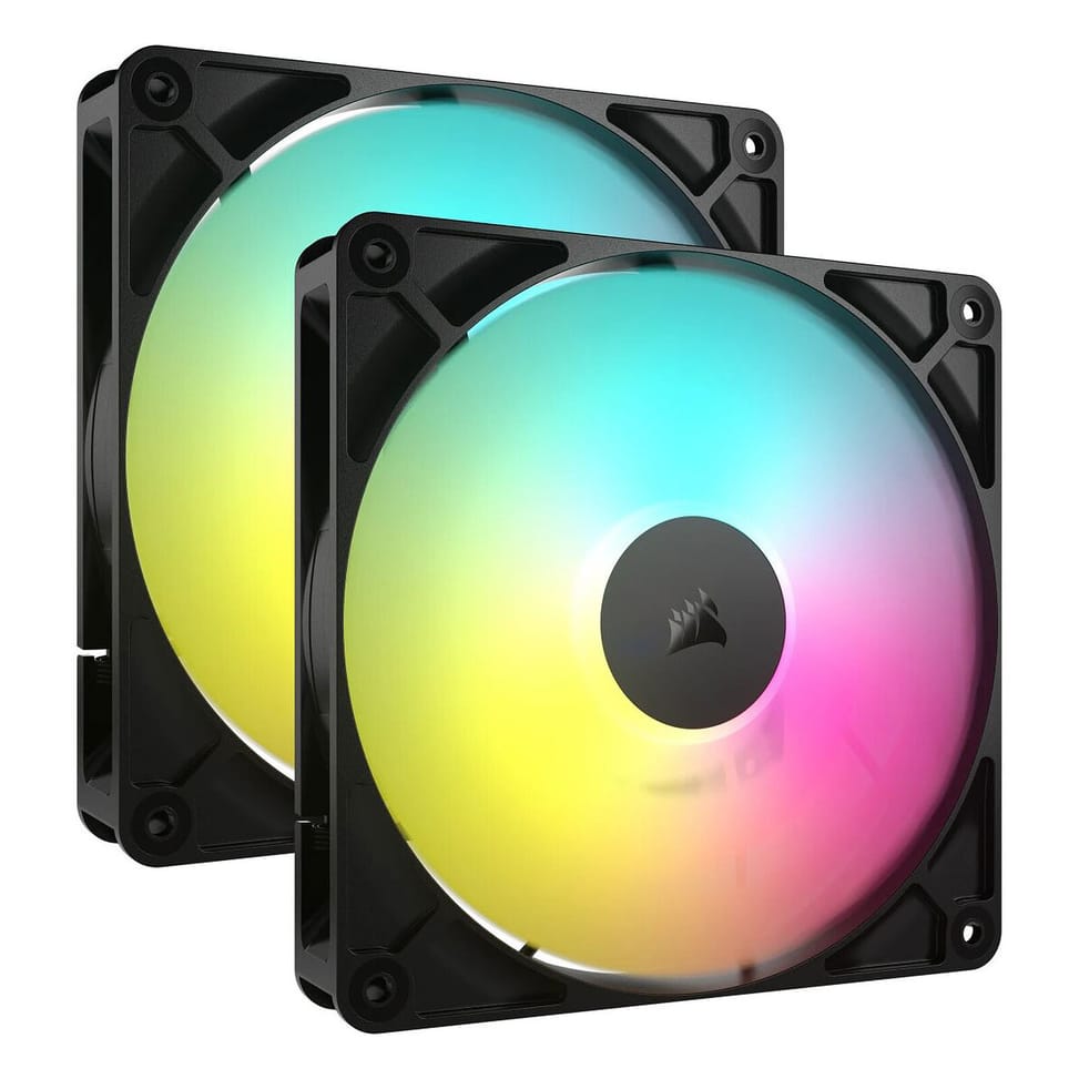 Corsair RS140 ARGB Dual Pack Black — image 1