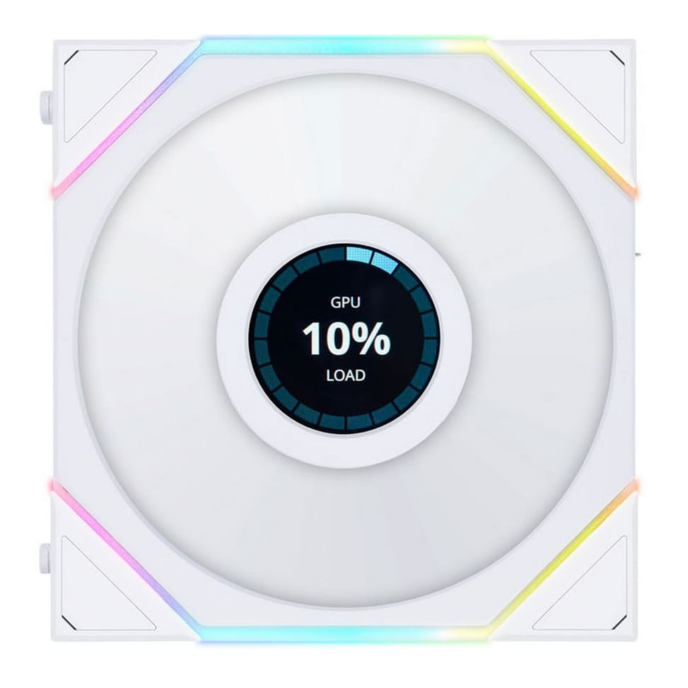 Lian Li Uni Fan TL120 LCD (blanc) — image 2