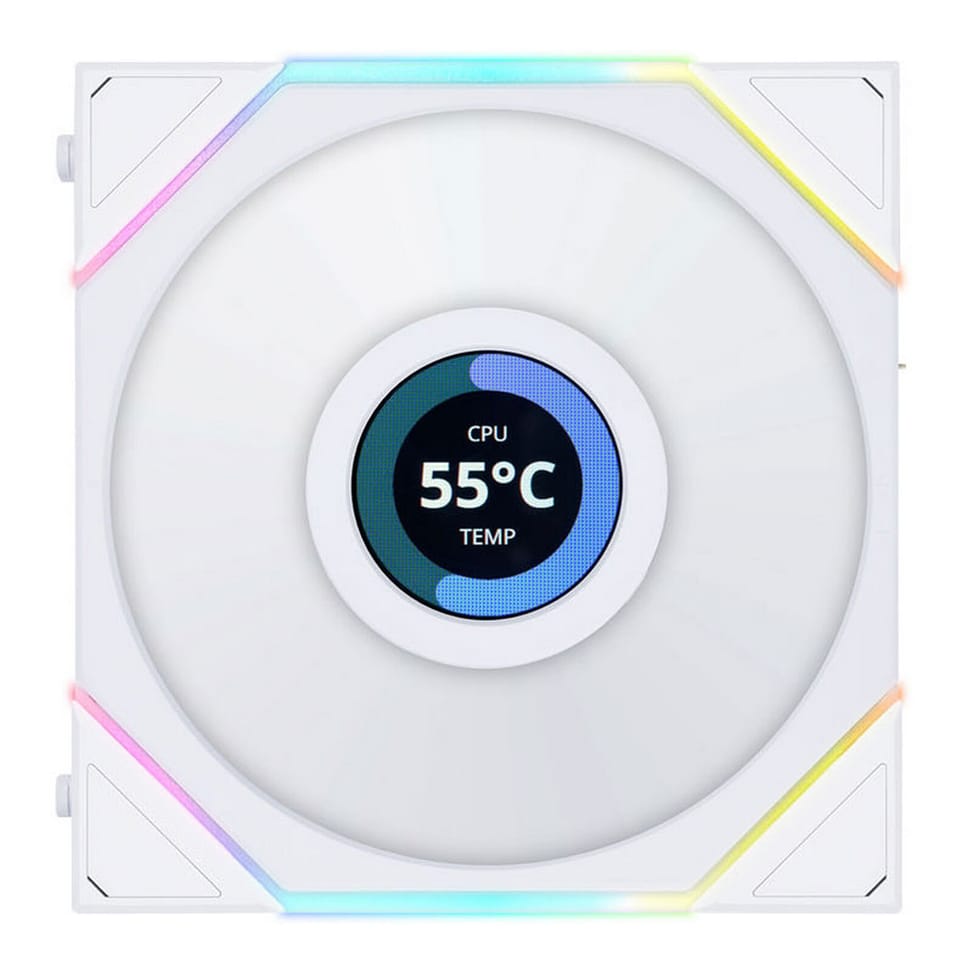 Lian Li Uni Fan TL120 LCD (blanc) - Pack de 3 — image 2