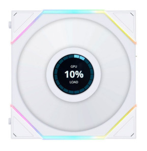 Lian Li Uni Fan TL120 LCD (blanc) - Pack de 3