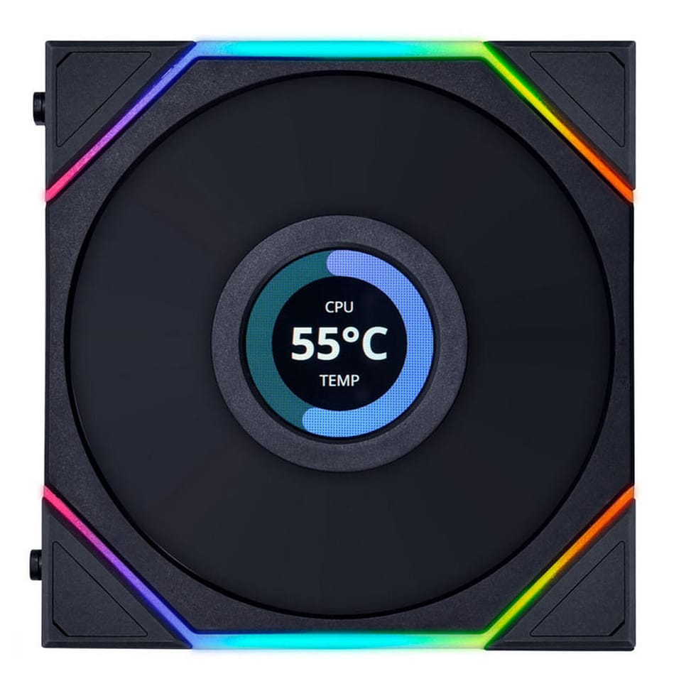 Lian Li Uni Fan TL120 LCD (noir) - Pack de 3 — image 2