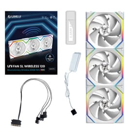 Lian Li Uni Fan SL Wireless 120 (blanc) - Pack de 3 — image 2