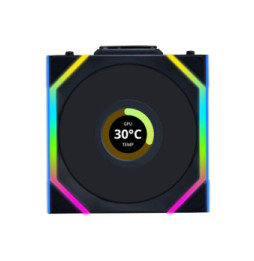 Lian Li Uni Fan SL Wireless LCD 120 (noir)