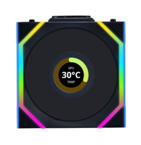 Lian Li Uni Fan SL Wireless LCD 120 Reverse...