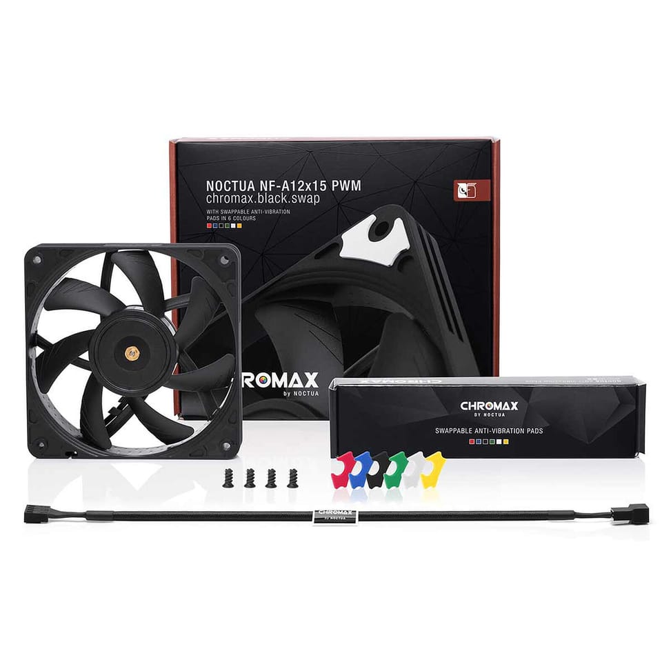 Noctua NF-A12x15 PWM chromax.black.swap — image 3