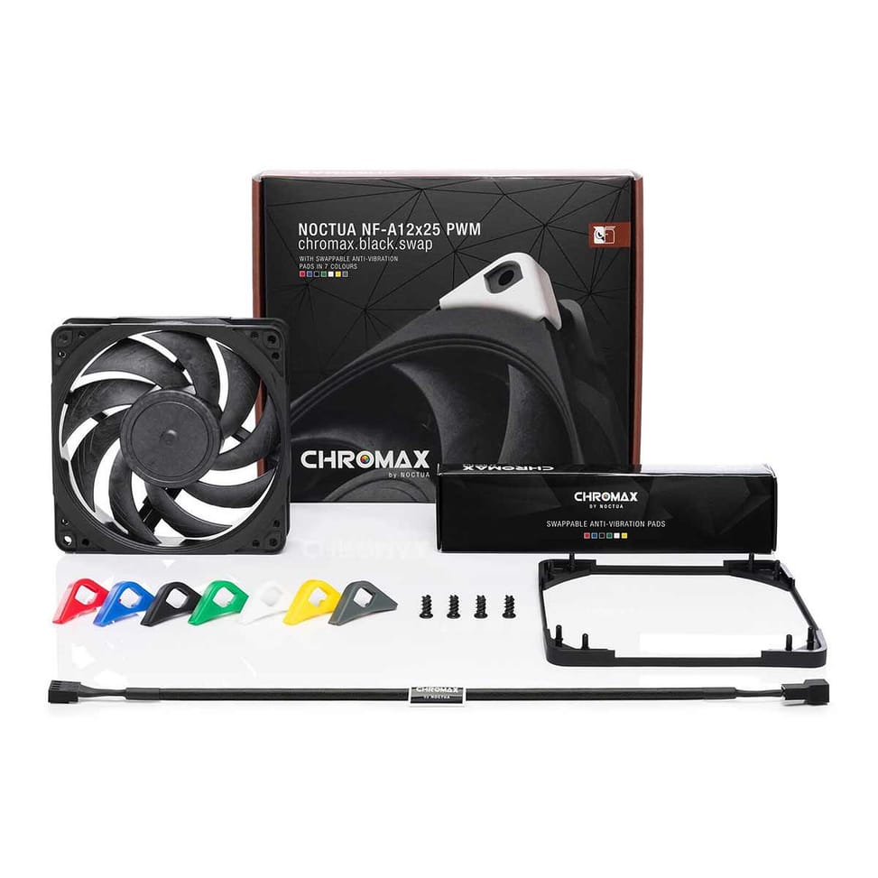 Noctua NF-A12x25 PWM chromax.black.swap — image 4