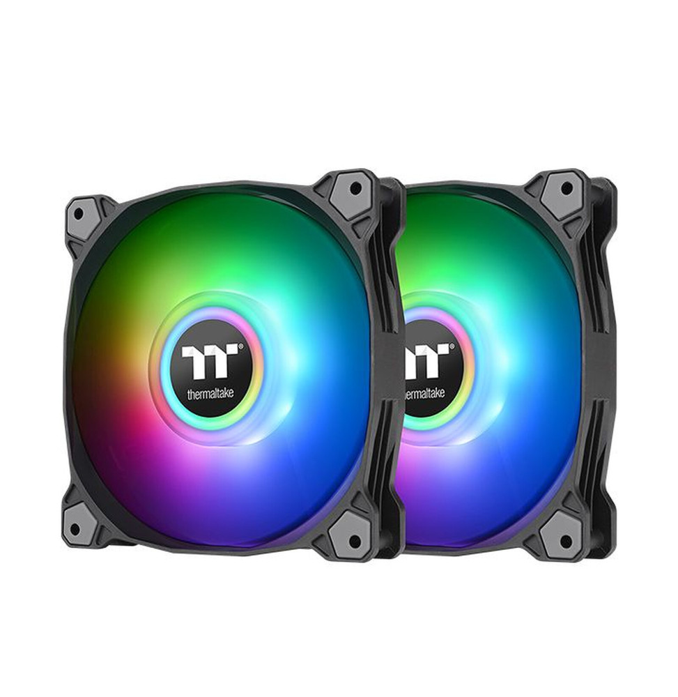Thermaltake Pure Duo A14 ARGB Radiator Fan x 2 - Noir
