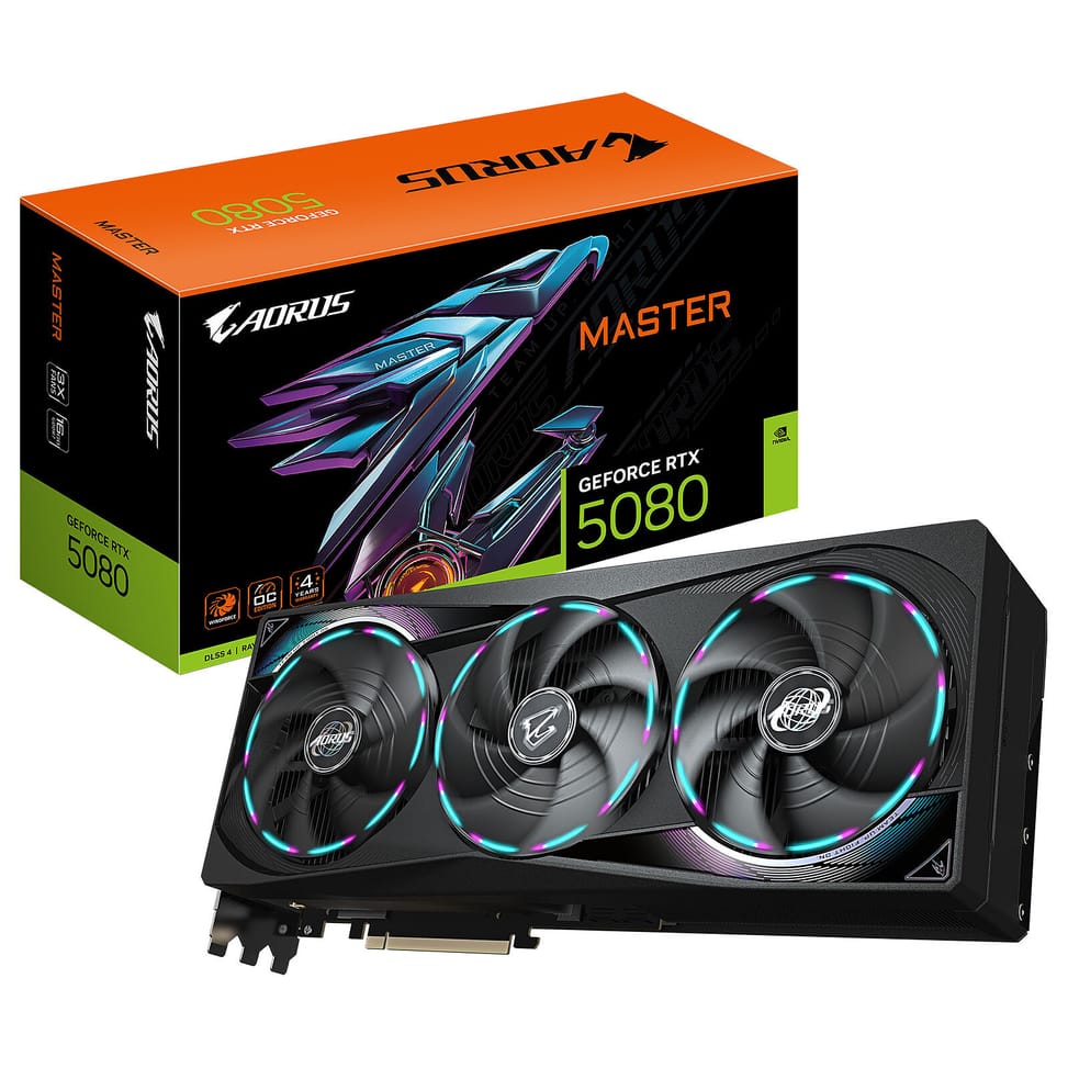 Gigabyte AORUS GeForce RTX 5080 MASTER 16G — image 1
