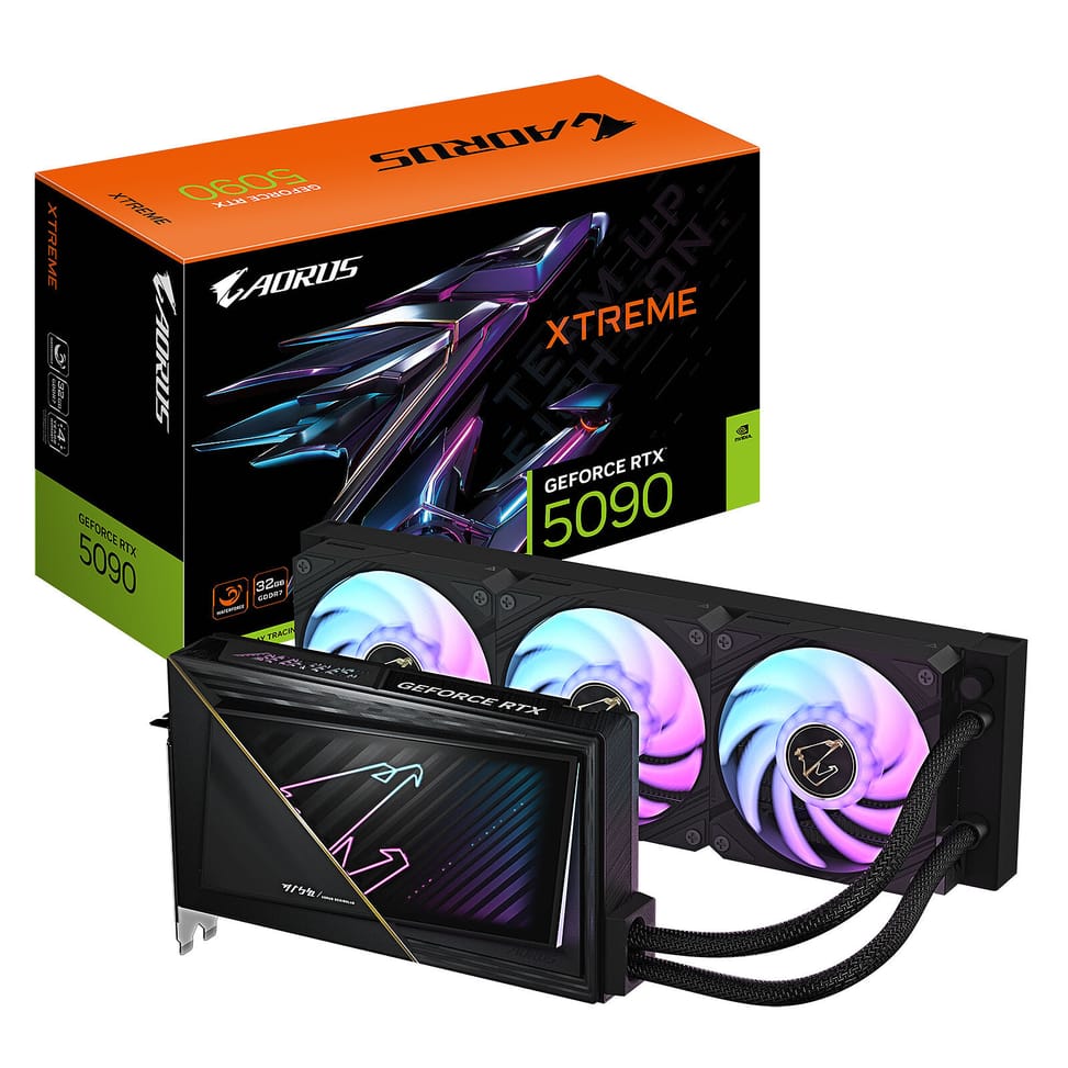 Gigabyte AORUS GeForce RTX 5090 XTREME WATERFORCE 32G — image 1