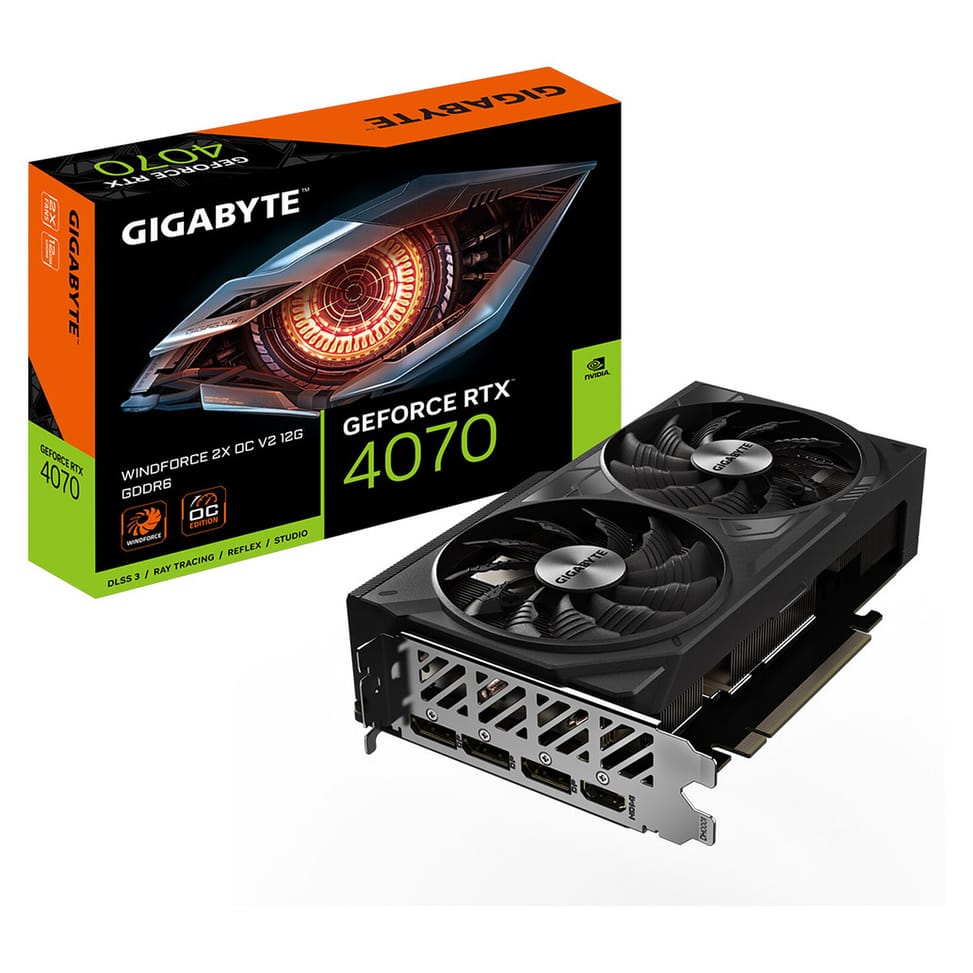 Gigabyte GeForce RTX 4070 WINDFORCE 2X OC 12G V2 — image 1