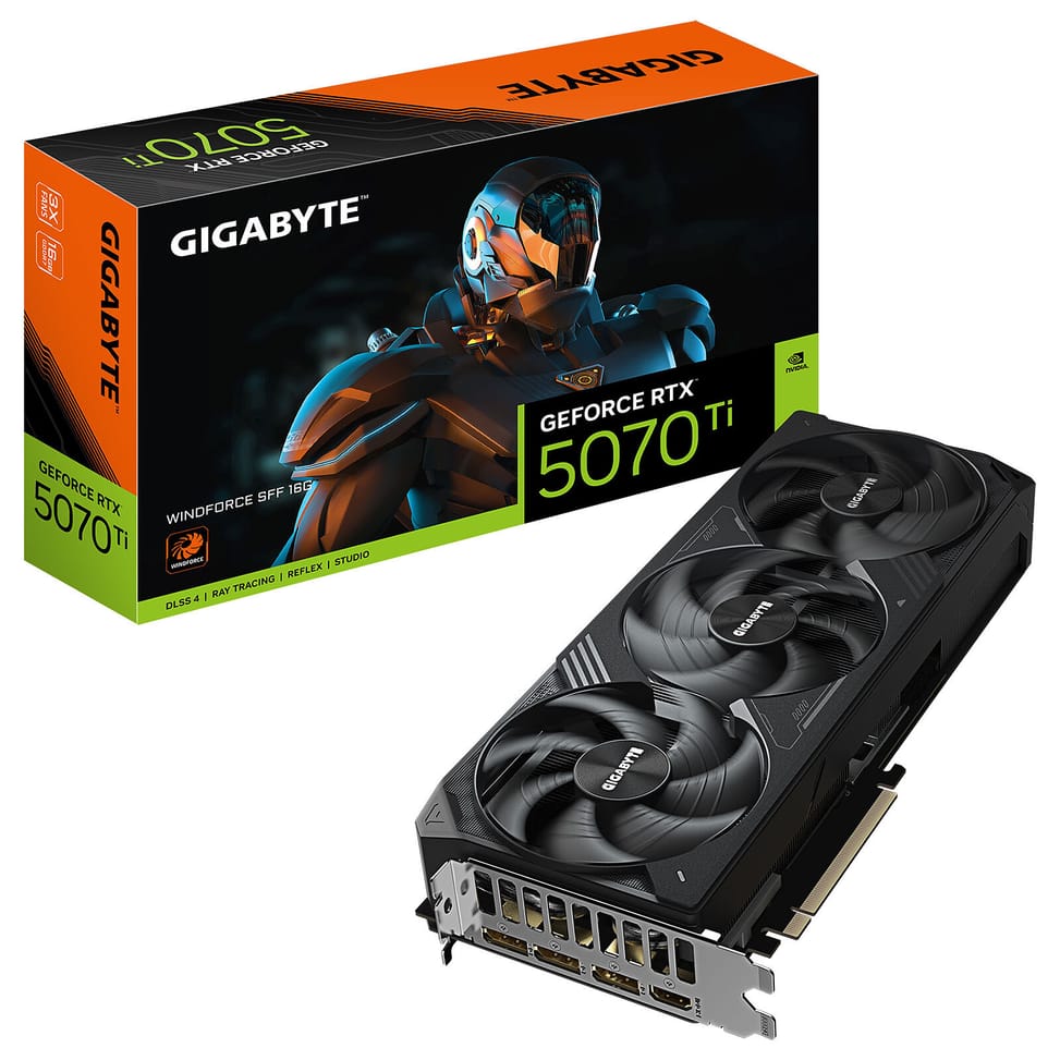 Gigabyte GeForce RTX 5070 Ti WINDFORCE SFF 16G — image 1