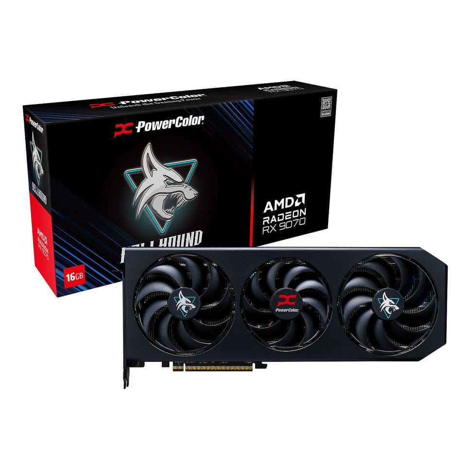 PowerColor Hellhound AMD Radeon RX 9070 16GB OC — image 1