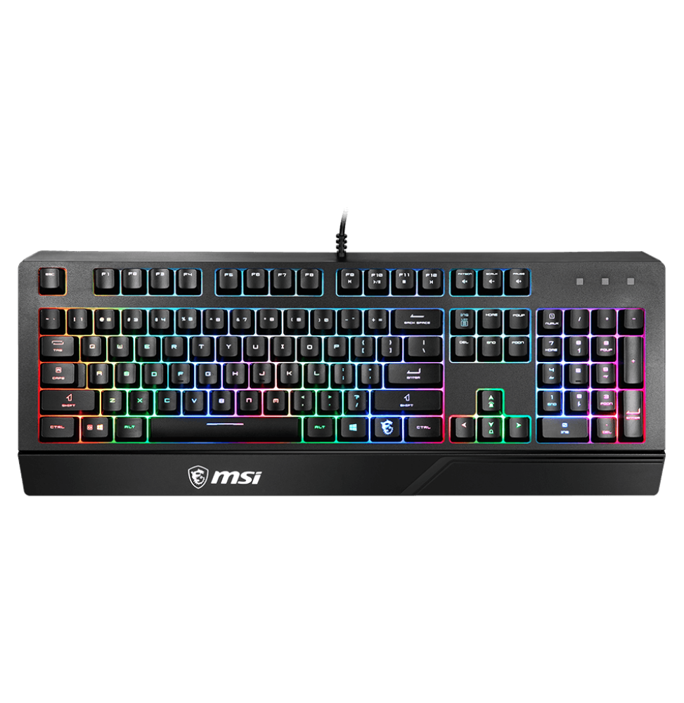 Clavier gaming rétroéclairé MSI VIGOR GK20 - AZERTY (S11-04FR233-CLA)