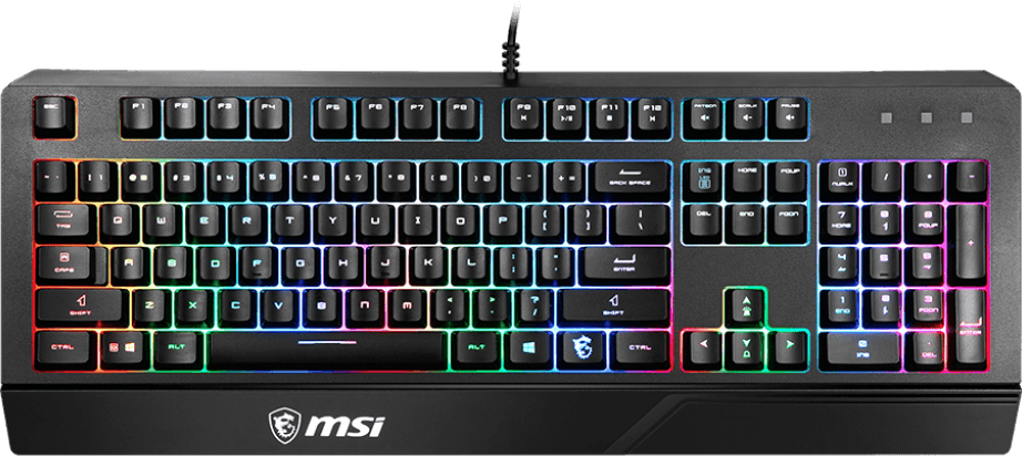 لوحة مفاتيح للألعاب بإضاءة خلفية MSI VIGOR GK20 - AZERTY (S11-04FR233-CLA) — صورة 1