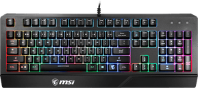 Clavier gaming rétroéclairé MSI VIGOR GK20 - AZERTY (S11-04FR233-CLA)