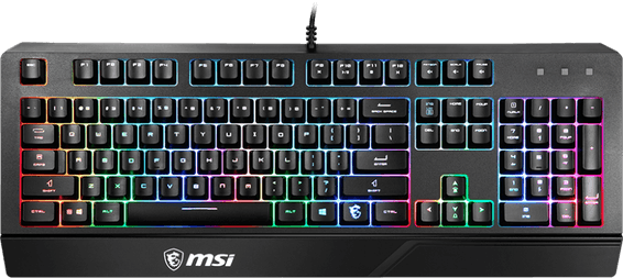 Clavier gaming rétroéclairé MSI VIGOR GK20 - AZERTY (S11-04FR233-CLA)