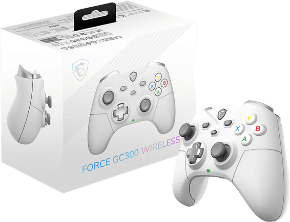 Manette MSI FORCE GC300 sans fill - Blanc (S10-43G0230-EC4)