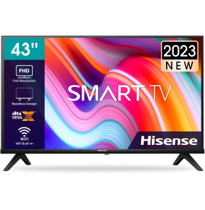 Téléviseur Hisense 43'' Smart FHD + Récepteur intégré (HIS43A4K)