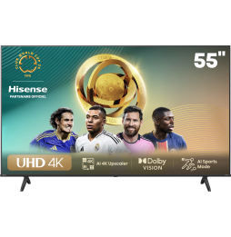 Téléviseur Hisense 55" Smart UHD 4K 55A6N + Récepteur intégré