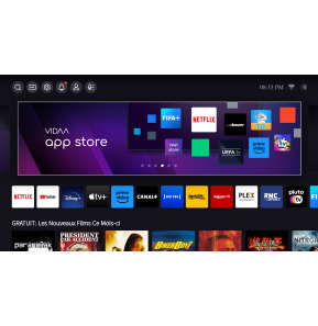 Téléviseur Hisense 55" Smart UHD 4K 55A6N + Récepteur intégré