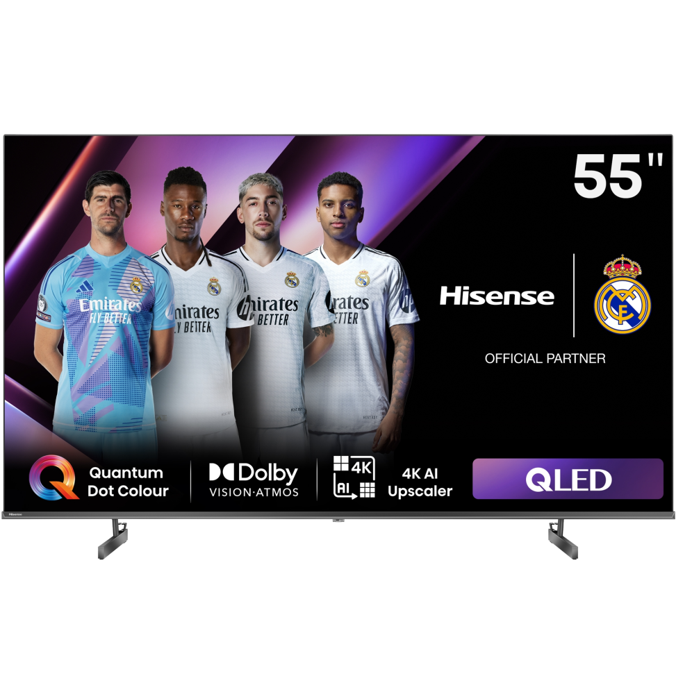 Téléviseur Hisense 55" Smart UHD 4K QLED 55Q6N + Récepteur intégré