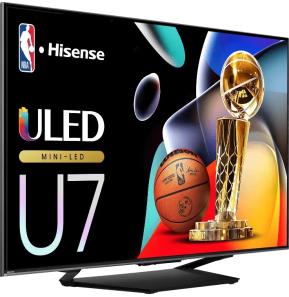 Téléviseur Hisense 55" Class U7 Series Mini-LED ULED 4K + Récepteur intégré